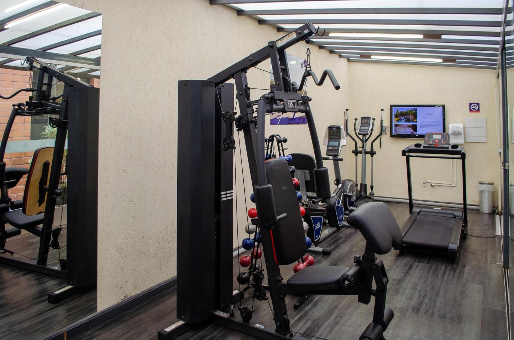 Royal Boutique Savassi Hotel Belo Horizonte Exterior foto A gym at the hotel